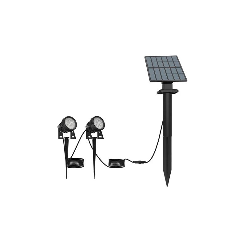 Lampa ar saules bateriju spiky 10led