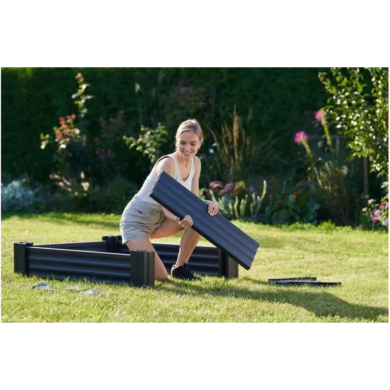 Paaugstinātā dobe Garden Center, 80 cm x 80 cm x 22 cm