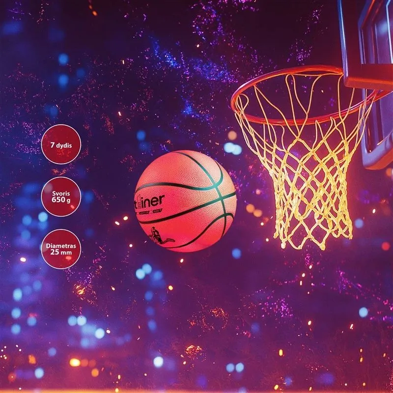 Basketbola bumba Outliner TRLED-1001 G -7, 7 izmērs