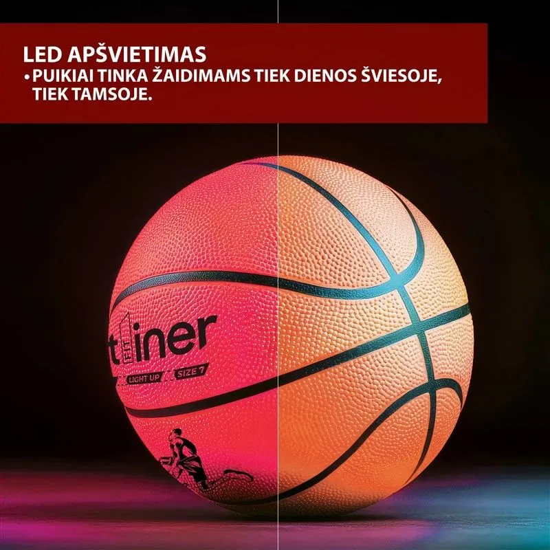 Basketbola bumba Outliner TRLED-1001 G -7, 7 izmērs
