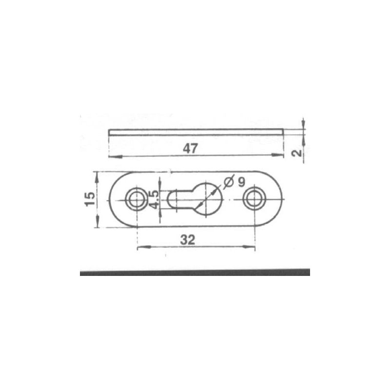 Cilpa piekaramā f4-128 zn 503030 ,50,