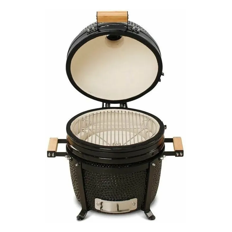 Grils Kamado Bono Minimo, melna krās., 40 cm