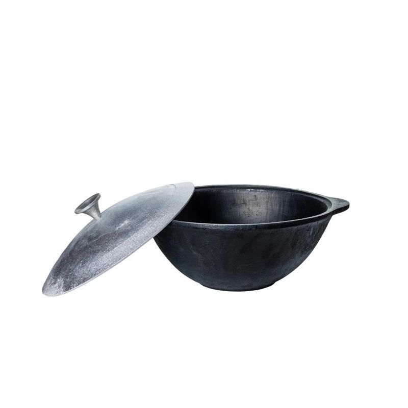 Poliruotas uzbekiškas kazanas TEXAS CLUB. DIA40 cm. 8 l