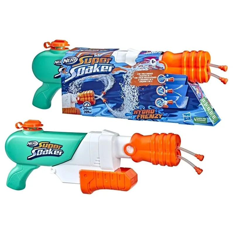 Rotaļlietu ūdens pistole Hasbro Nerf Super Soaker F3891 Balta krās.-Oranža krās.-Gaiši zila krās.