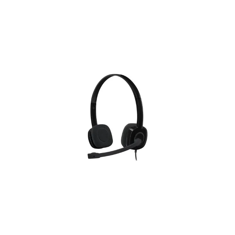 Vadu austiņas Logitech H15, melna krās.