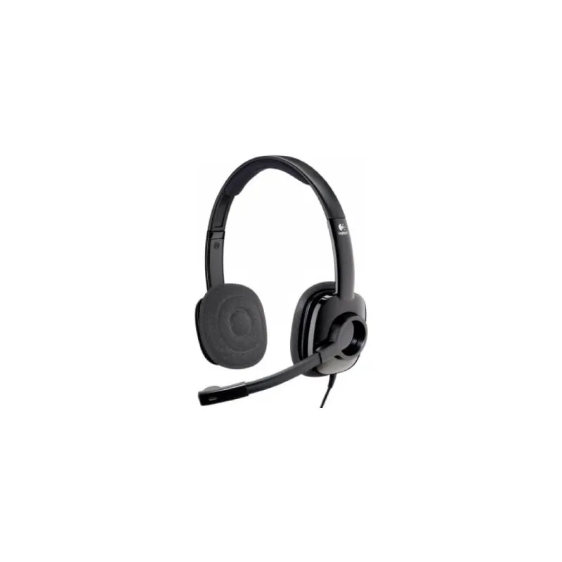 Vadu austiņas Logitech H15, melna krās.