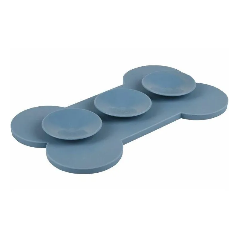 Laižymo kilimėlis gyvūnui Flamingo Lick Pad Petrol KF32953, 0.3 l, 21.8 cm x 12.8 cm, M