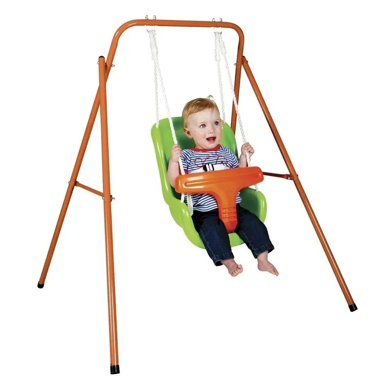 Šūpoles Paradiso T02701, 95 cm, 113 cm, zaļa krās.-oranža krās.