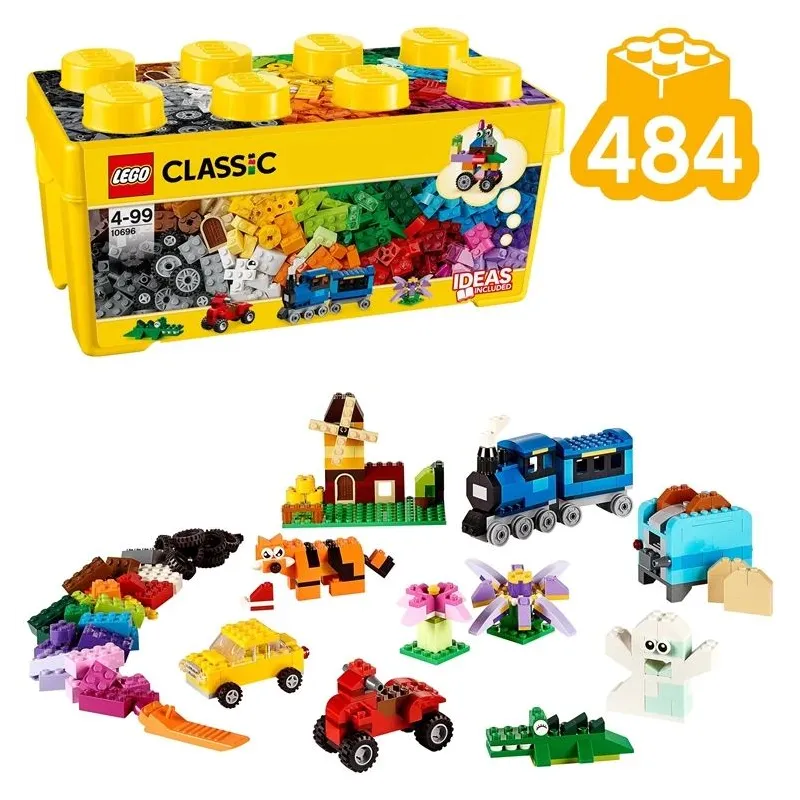 Konstruktors LEGO Classic LEGO vidējā izmēra radošais klucīšu komplekts 10696, 484 gab.