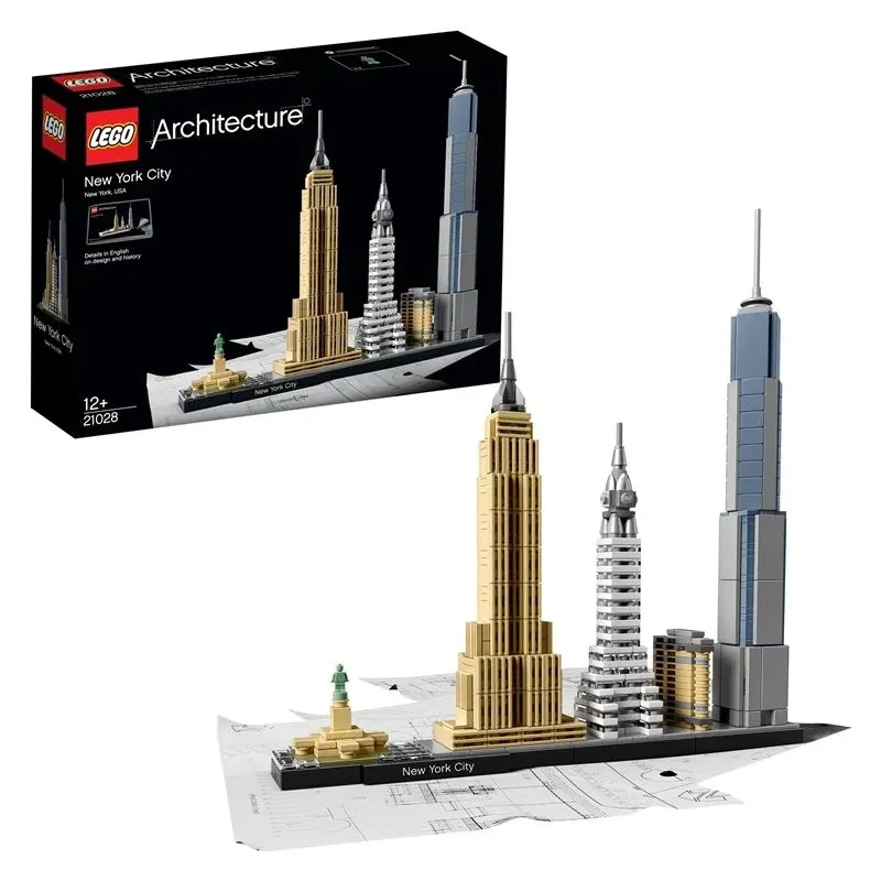 Lego block. architecture new york 21028