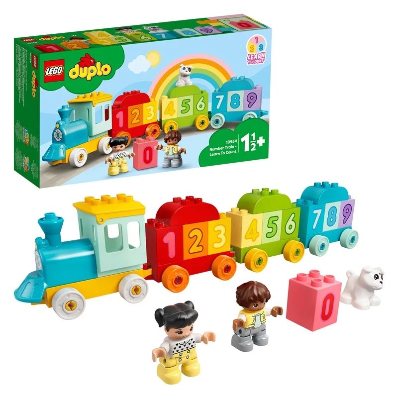 Konstruktors LEGO Duplo 10954. Skaitļu vilciens