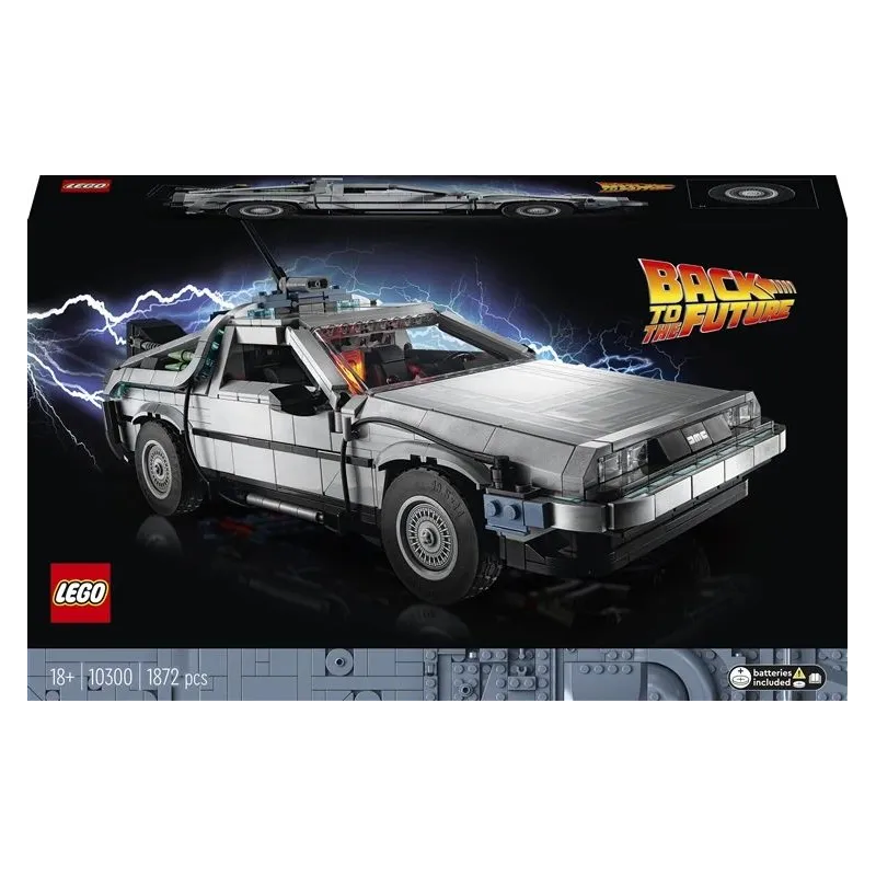Konstruktors LEGO Icons Atpakaļ nākotnē: laika mašīna 10300, 1868 gab.