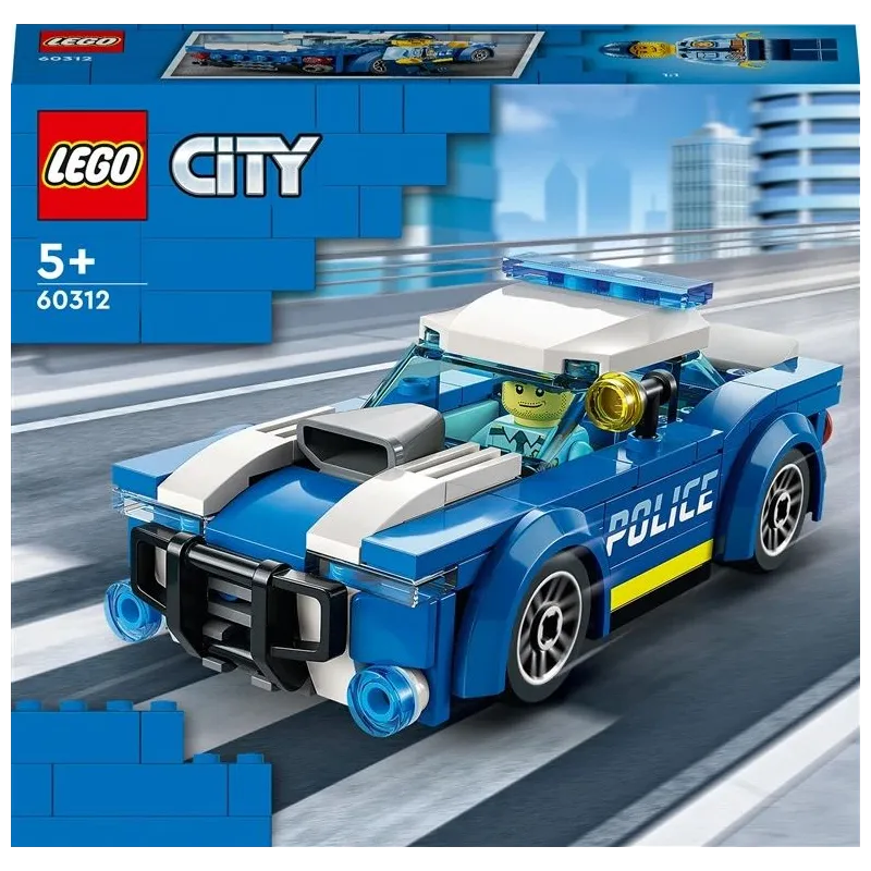 Konstruktors LEGO City Policijas auto 60312, 94 gab.