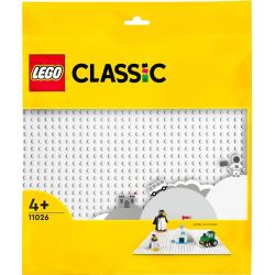 Aksesuārs LEGO Classic Balta būvpamatne 11026