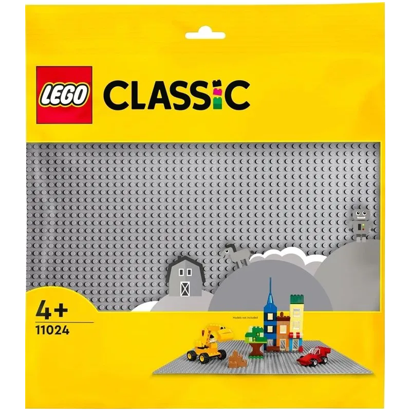 Aksesuārs LEGO Classic Pelēka būvpamatne 11024, 1 gab.
