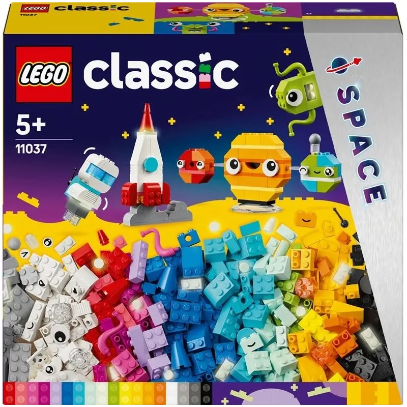 Konstruktors LEGO Classic Radošās kosmosa planētas 11037