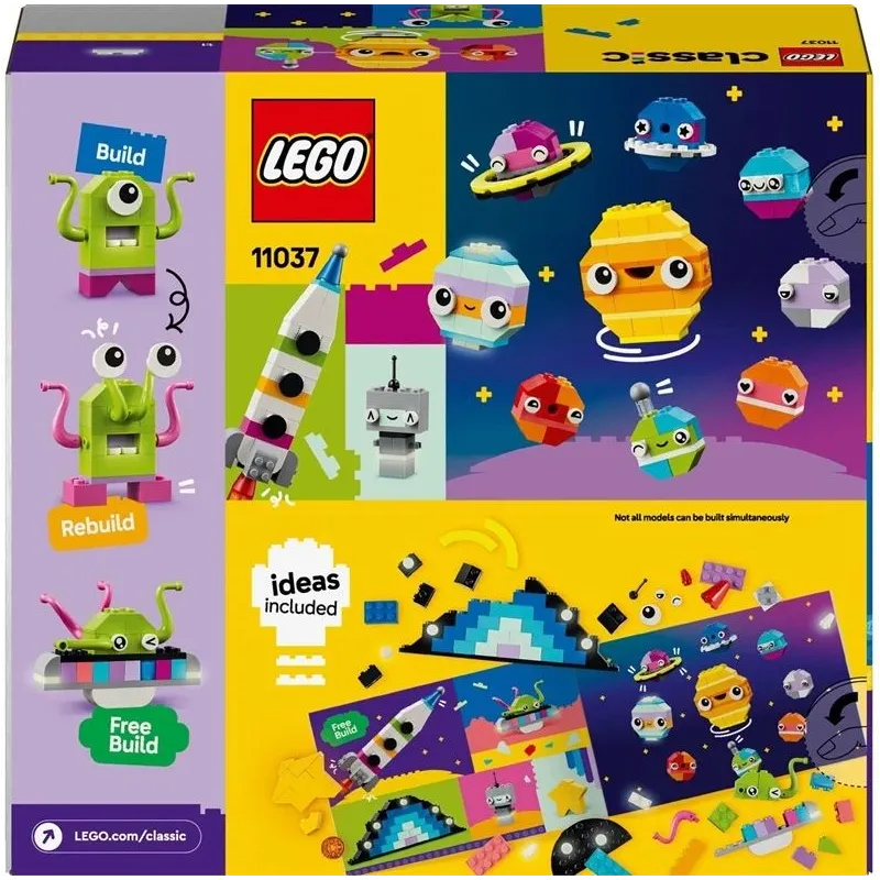 Konstruktors LEGO Classic Radošās kosmosa planētas 11037