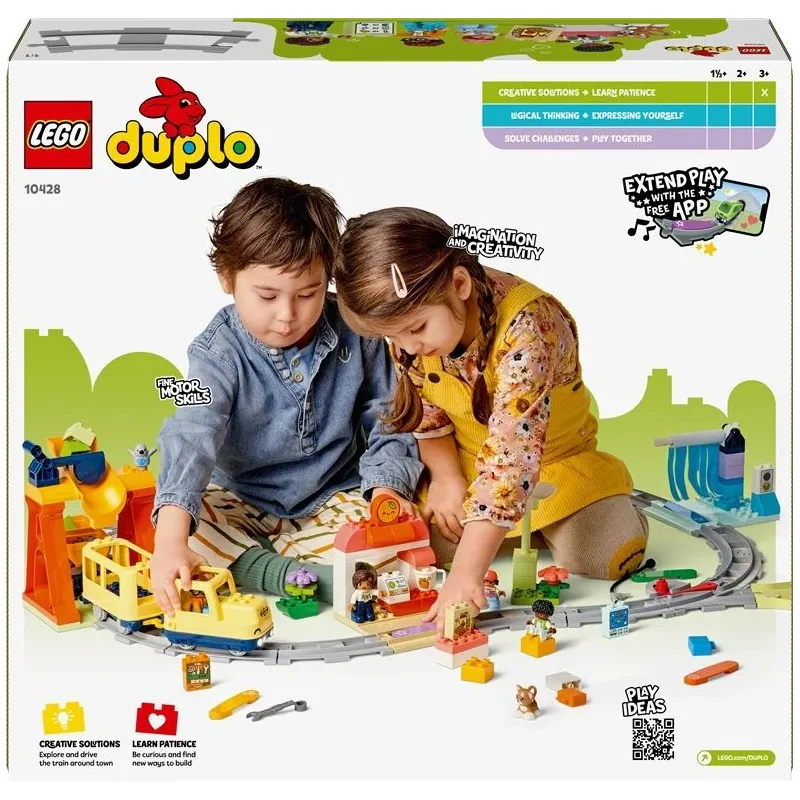 Konstruktors LEGO DUPLO Town Lielais, Interaktīvais Ciema Vilciens 10428, 103 gab.