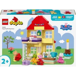 Konstrukcija LEGO Duplo Pepas Pigs dzimšanas dienas mājiņa 10433