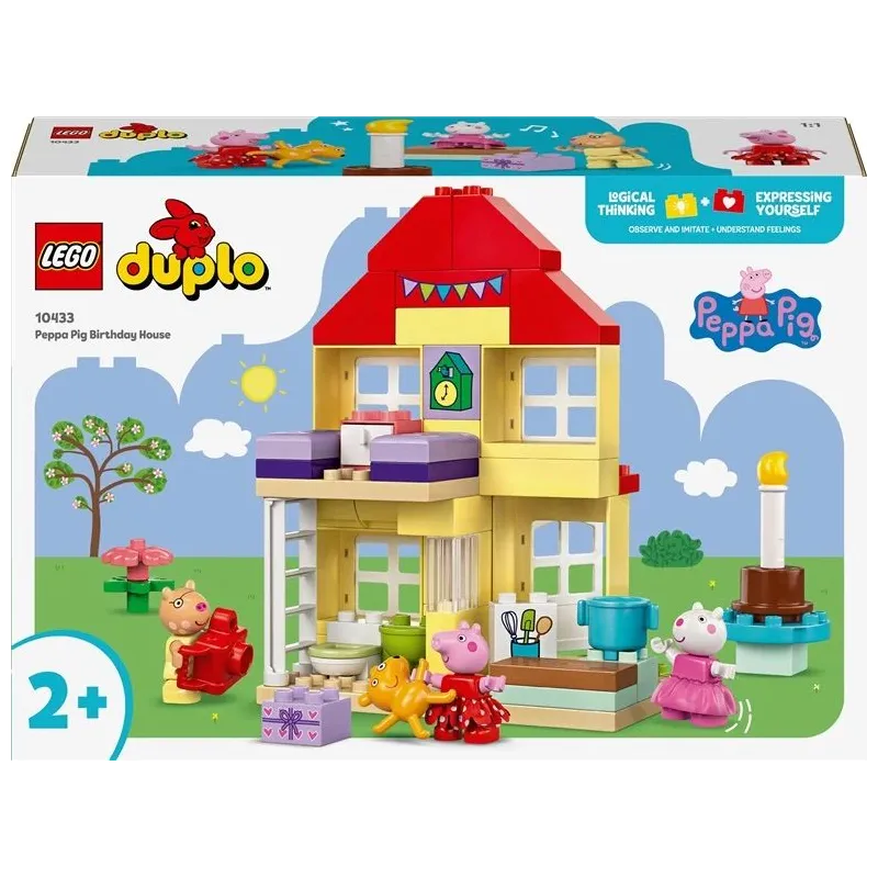 Konstruktors LEGO Duplo Cūciņas Pepas Dzimšanas dienas māja 10433
