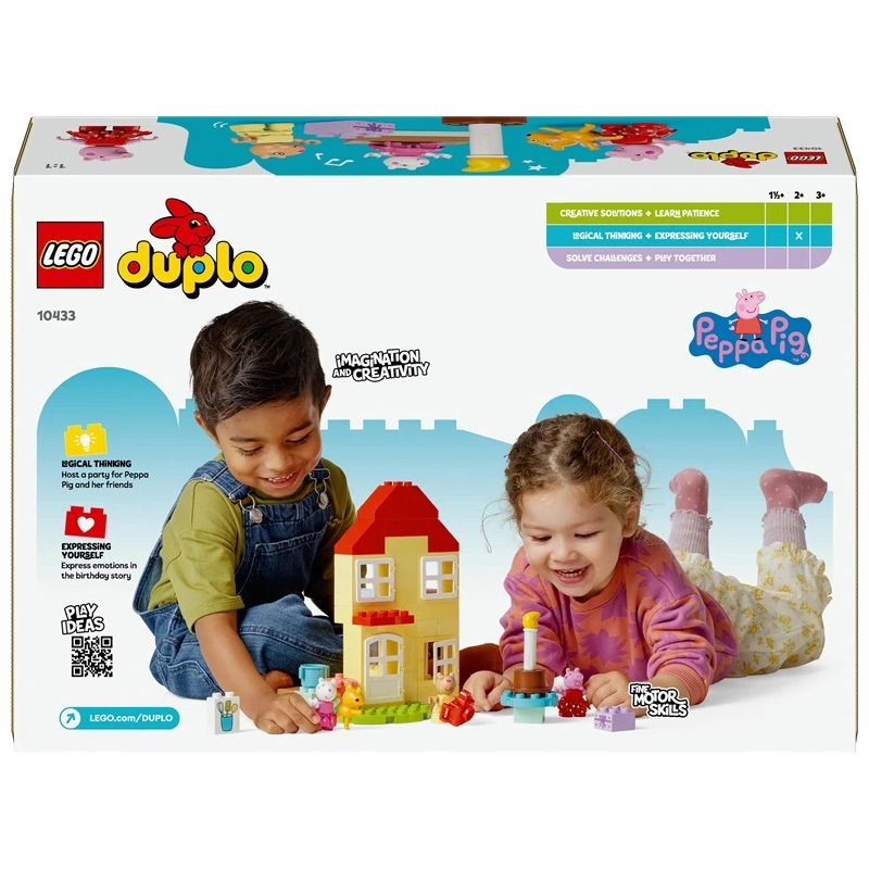 Konstruktorius LEGO Duplo Pepos Pig gimtadienio namelis 10433
