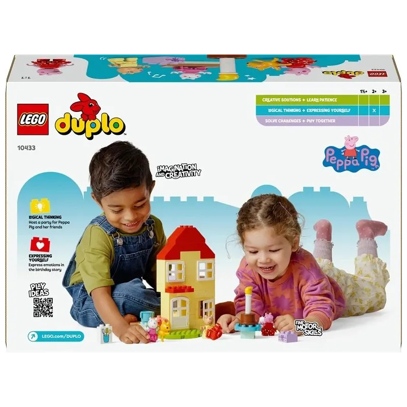 Konstruktors LEGO Duplo Cūciņas Pepas Dzimšanas dienas māja 10433