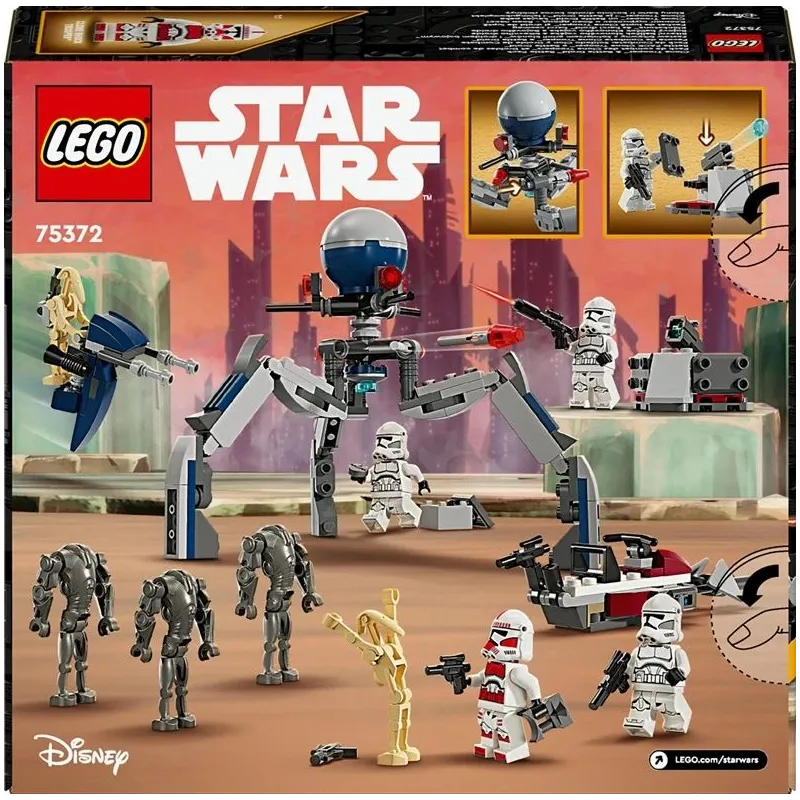 Konstruktors Star Wars Clone Trooper un Battle Droid