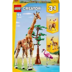 Konstruktorius LEGO Creator 3in1 Laukiniai safario gyvūnai 31150, 780 vnt.