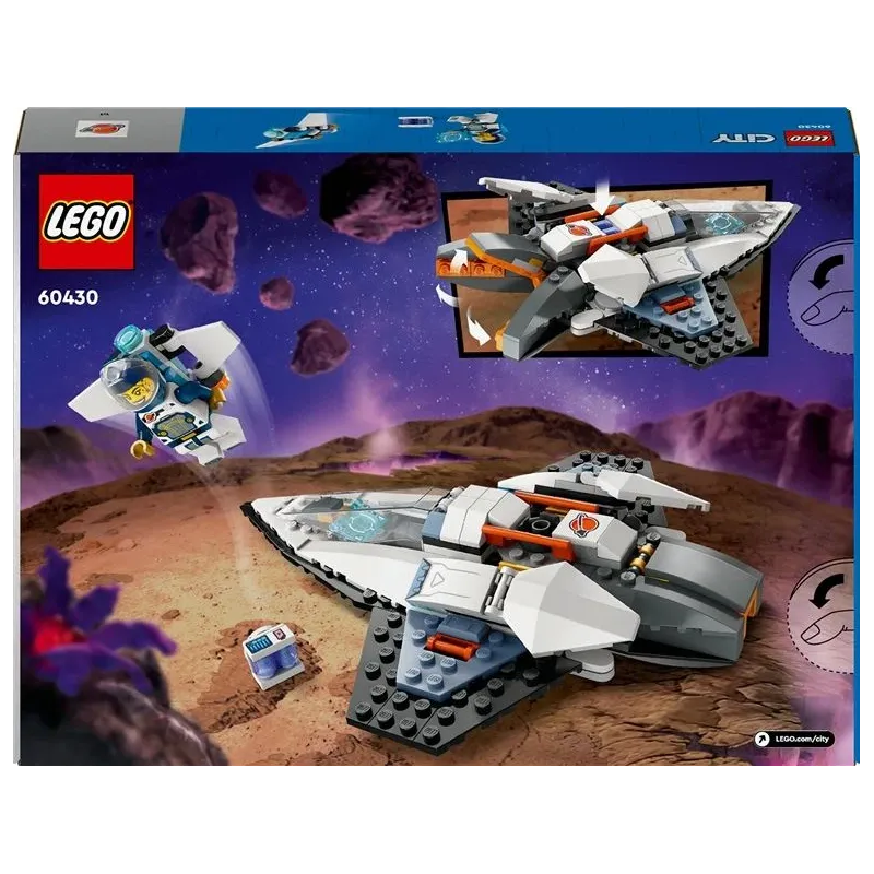 Konstruktors LEGO City Starpzvaigžņu kosmosa kuģis 60430