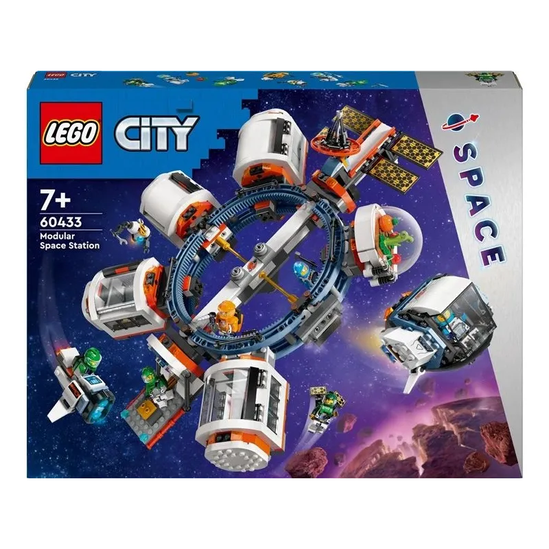 Konstruktorius LEGO City Modulinė kosminė stotis 60433, 1097 vnt.