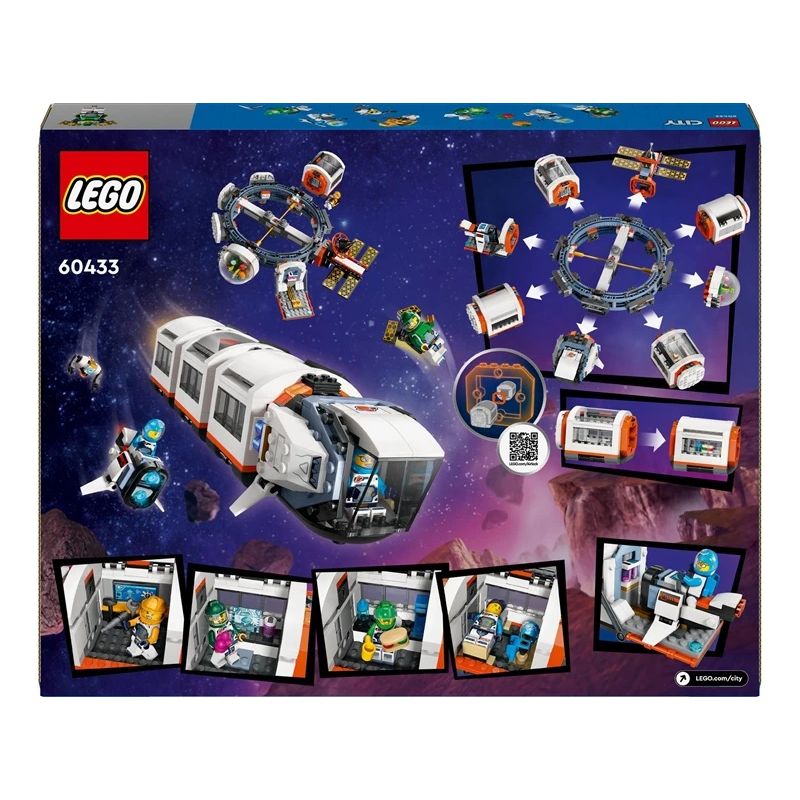 Konstruktors LEGO City Modulārā kosmiskā stacija 60433, 1097 gab.