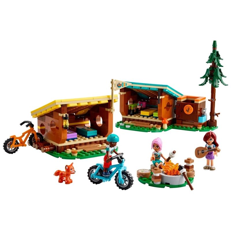 Конструктор LEGO Friends Adventure Camp Cosy Cabins 42624, 437 шт.