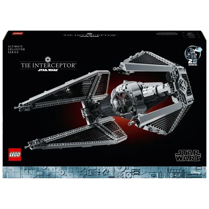 Konstruktors LEGO Star Wars TIE Interceptor 75382, 1931 gab.