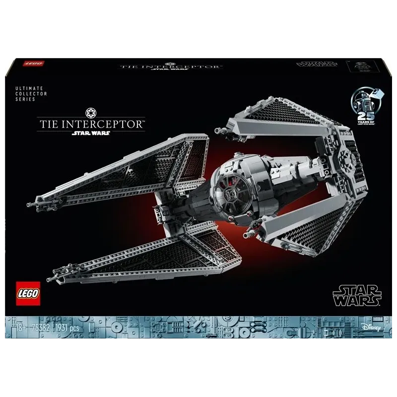 Konstruktors LEGO Star Wars TIE Interceptor 75382, 1931 gab.