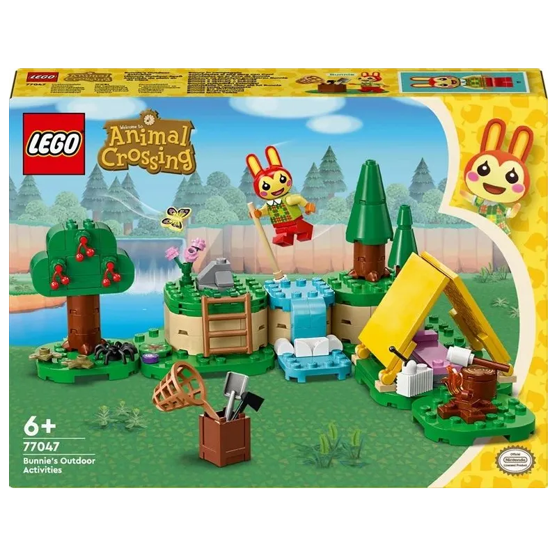 Konstruktors LEGO Animal Crossing Bunnie āra aktivitātes 77047