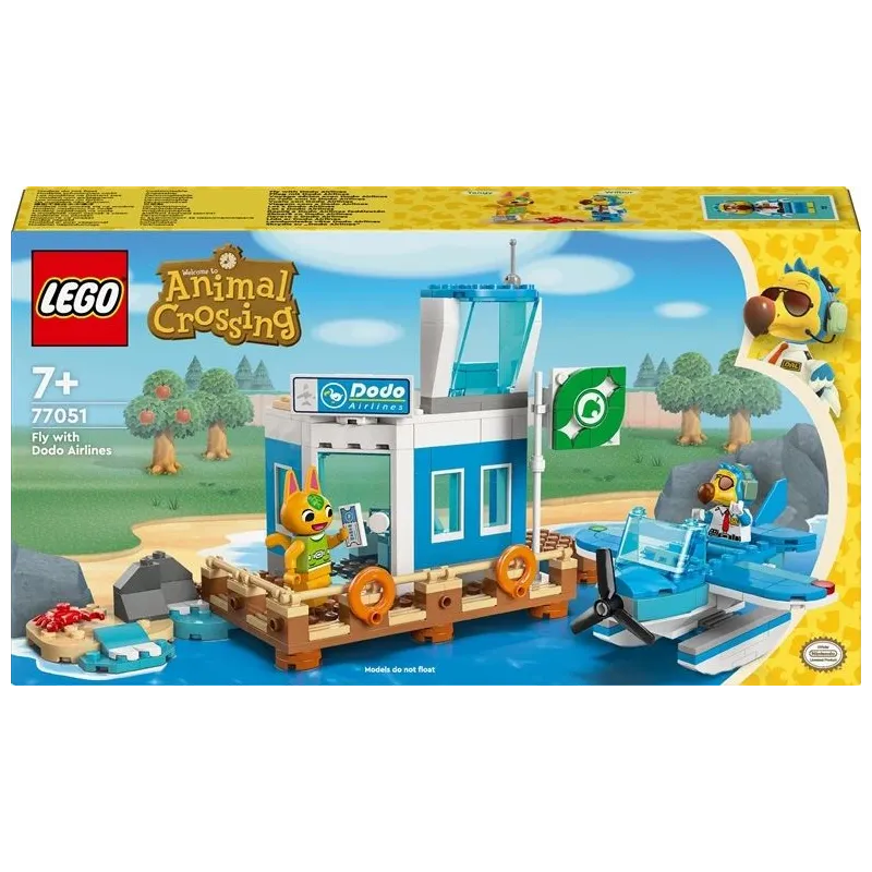 Konstruktors LEGO Animal Crossing Lido ar Dodo Airlines 77051