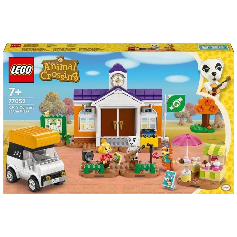 Konstruktors LEGO Animal Crossing K.K. koncerts pilsētas laukumā 77052