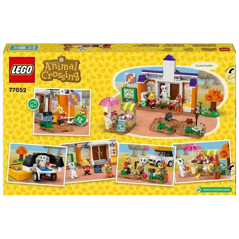Konstruktors LEGO Animal Crossing K.K. koncerts pilsētas laukumā 77052