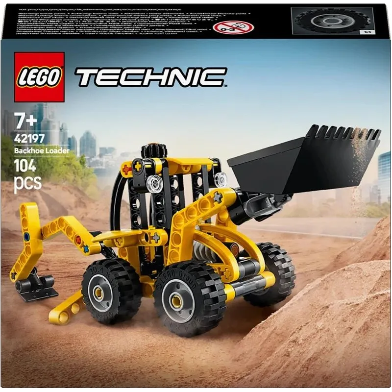Konstruktorius LEGO Technic Ekskavatorius-krautuvas 42197, 104 vnt.