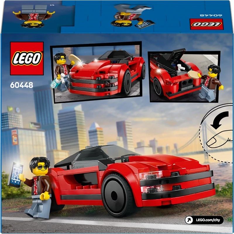 Konstruktors lego sporta auto 60448