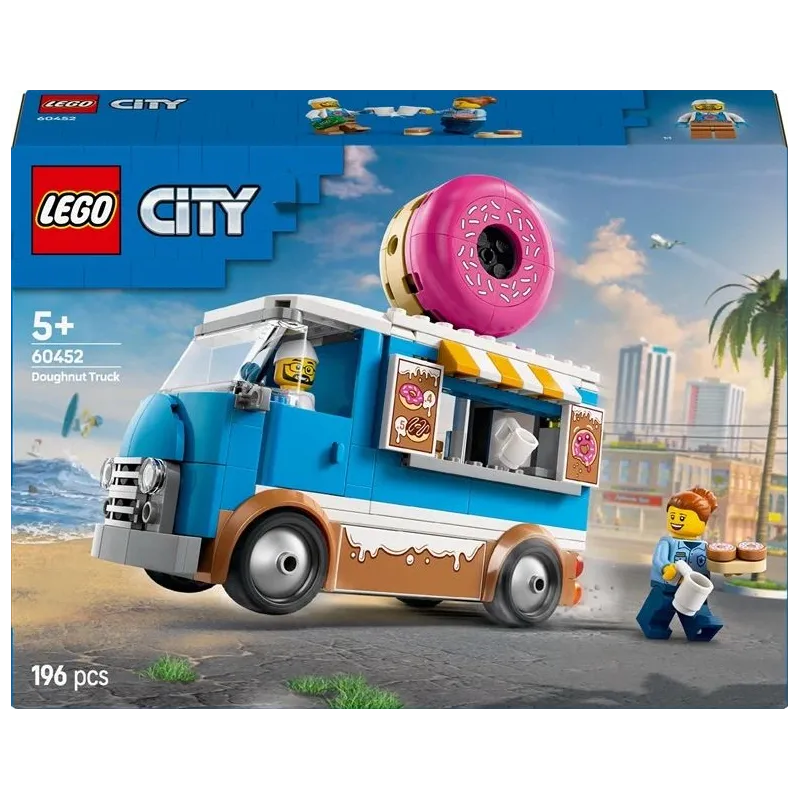 Konstruktors LEGO City Virtuļu busiņš 60452, 196 gab.