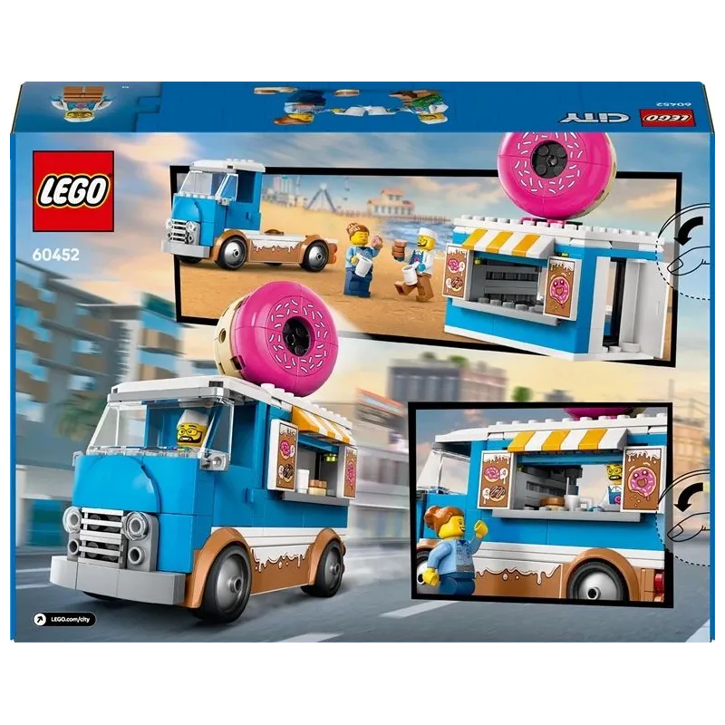 Konstruktors LEGO City Virtuļu busiņš 60452, 196 gab.