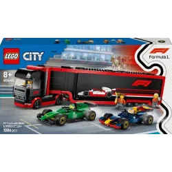 Konstruktor LEGO City F1 veok RB20 ja AMR24 F1 autodega 60445, 1086 tk