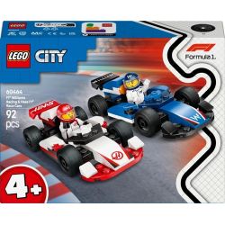 LEGO City F1 Williams Racing & Haas F1 Race Cars. 92 vnt.