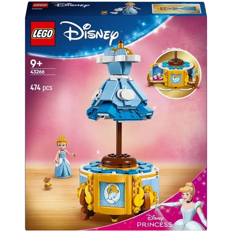 Konstruktors LEGO Disney Princess Pelnrušķītes kleita 43266, 474 gab.
