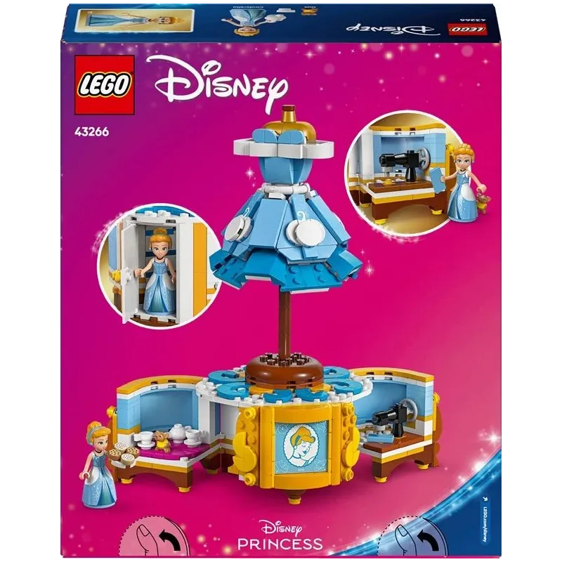 Konstruktors LEGO Disney Princess Pelnrušķītes kleita 43266, 474 gab.