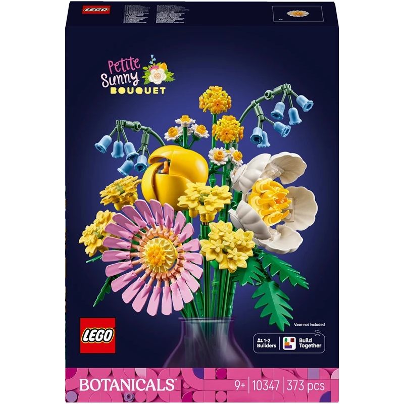 Konstruktors LEGO Botanicals Mazā saulainā buķete 10347, 373 gab.