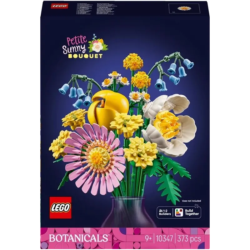 Konstruktors LEGO Botanicals Mazā saulainā buķete 10347, 373 gab.