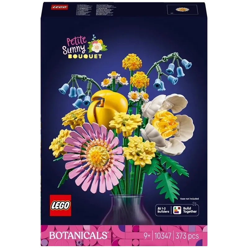 Konstruktors LEGO Botanicals Mazā saulainā buķete 10347, 373 gab.