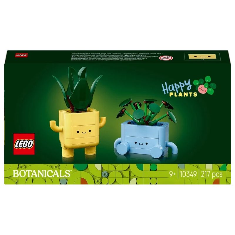 Konstruktorius LEGO Botanicals Happy Plants 10349. 217 vnt.